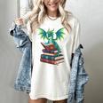 Dragon Reading Books Fantasy Lovers Mythical Creatures Women's Comfort Colors T-Shirt Ivory Dragon Reading Books Fantasy Lovers Mythical Creatures Women's Comfort Colors T-Shirt Ivory