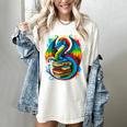 Dragon Reading Colorful Fantasy Book Lover Women's Comfort Colors T-Shirt Ivory Dragon Reading Colorful Fantasy Book Lover Women's Comfort Colors T-Shirt Ivory