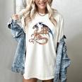 Dragon Silhouette Books Librarian Bookworm Women Men Kids Women's Comfort Colors T-Shirt Ivory