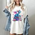 Dragons And Books Dragon Reading Book Lover Girl Bookworm Women's Comfort Colors T-Shirt Ivory