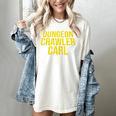 Dungeon Crawler Carl Yellow Text Logo LitRPG Series Book Women's Comfort Colors T-Shirt Ivory Dungeon Crawler Carl Yellow Text Logo LitRPG Series Book Women's Comfort Colors T-Shirt Ivory
