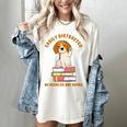 Easily Distracted By Beagles And Books Beagle Dog Women's Comfort Colors T-Shirt Ivory