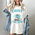 Easily Distracted By Books And Dragons Nerds Women's Comfort Colors T-Shirt Ivory Easily Distracted By Books And Dragons Nerds Women's Comfort Colors T-Shirt Ivory