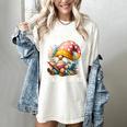 Easily Distracted By Books And Gnomes Book Reading Gnome Women's Comfort Colors T-Shirt Ivory Easily Distracted By Books And Gnomes Book Reading Gnome Women's Comfort Colors T-Shirt Ivory