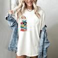 Easily Distracted By Books And Gnomes Women's Comfort Colors T-Shirt Ivory Easily Distracted By Books And Gnomes Women's Comfort Colors T-Shirt Ivory