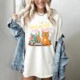 Easily Distracted By Cats And Books Book & Cat Lover Women's Comfort Colors T-Shirt Ivory Easily Distracted By Cats And Books Book & Cat Lover Women's Comfort Colors T-Shirt Ivory