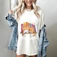 Easily Distracted By Cats And Books Cute Cat Sleeping Girls Women's Comfort Colors T-Shirt Ivory