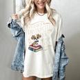 Easily Distracted By Dogs And Books Reader Animal Dog Women's Comfort Colors T-Shirt Ivory