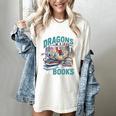 Easily Distracted By Dragons And Books Bookworm Women's Comfort Colors T-Shirt Ivory Easily Distracted By Dragons And Books Bookworm Women's Comfort Colors T-Shirt Ivory