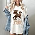 Easily Distracted By Dragons And Books Library Dragon Lover Women's Comfort Colors T-Shirt Ivory