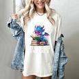 Easily Distracted By Dragons And Books Women's Comfort Colors T-Shirt Ivory