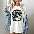 Easily Distracted By Yarn And Books Women's Comfort Colors T-Shirt Ivory