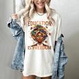 Education Is Freedom Teacher Books Black History Month Women's Comfort Colors T-Shirt Ivory Education Is Freedom Teacher Books Black History Month Women's Comfort Colors T-Shirt Ivory