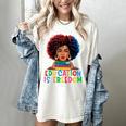 Education Is Freedom History Girl Women Book Lover Women's Comfort Colors T-Shirt Ivory Education Is Freedom History Girl Women Book Lover Women's Comfort Colors T-Shirt Ivory
