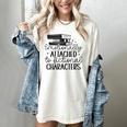 Emotionally Attached To Fictional Characters Banned Books Women's Comfort Colors T-Shirt Ivory