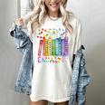 Equality Hurts No One Floral Books LGBTQ Gay Les Pride Month Women's Comfort Colors T-Shirt Ivory