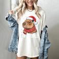 Ew People Capybara Christmas Introvert Holiday Humor Women's Comfort Colors T-Shirt Ivory Ew People Capybara Christmas Introvert Holiday Humor Women's Comfort Colors T-Shirt Ivory