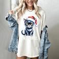 Ew People Cat Christmas Introvert Holiday Humor Women's Comfort Colors T-Shirt Ivory