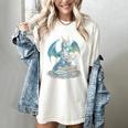 Fantasy Dragon Reading Magical Book Lover Halloween Vibes Women's Comfort Colors T-Shirt Ivory Fantasy Dragon Reading Magical Book Lover Halloween Vibes Women's Comfort Colors T-Shirt Ivory