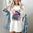 Fantasy Drama Tragedy Cute Cat Book Lover Readers Librarians Women's Comfort Colors T-Shirt Ivory
