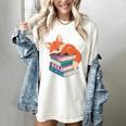 Fox Reading Book Pajama Sleep Women's Comfort Colors T-Shirt Ivory Fox Reading Book Pajama Sleep Women's Comfort Colors T-Shirt Ivory