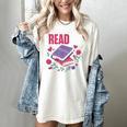 Freadom Anti Ban Books Freedom To Read Book Reading Women's Comfort Colors T-Shirt Ivory