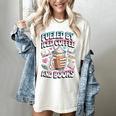 Fueled By Iced Coffee And Books Book Lover Retro Women's Comfort Colors T-Shirt Ivory