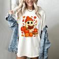 Ghost Reading Book Lovers Autumn Fall Halloween Women's Comfort Colors T-Shirt Ivory