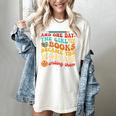 The Girl With The Books Became The Woman Writing Them Women's Comfort Colors T-Shirt Ivory
