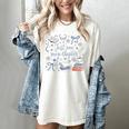 Girl Coquette Bow Just One More Chapter Book Bookish Reading Women's Comfort Colors T-Shirt Ivory