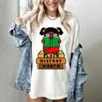 Girl Kid Reading Book Black History Month Bookworm Women's Comfort Colors T-Shirt Ivory