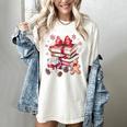 Girly Coquette Gingerbread Books And Hot Cocoa Cozy Season Women's Comfort Colors T-Shirt Ivory Girly Coquette Gingerbread Books And Hot Cocoa Cozy Season Women's Comfort Colors T-Shirt Ivory