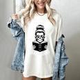 Good Girls Read Bad Books Skeleton Women's Comfort Colors T-Shirt Ivory