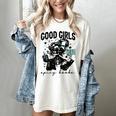 Good Girls Read Spicy Skeleton Book Club Women's Comfort Colors T-Shirt Ivory Good Girls Read Spicy Skeleton Book Club Women's Comfort Colors T-Shirt Ivory