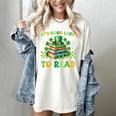 Goods Luck Read Librarian Book Patrick Days Shamrock Clover Women's Comfort Colors T-Shirt Ivory