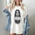 Gothic Goth Girl Woman Movie Book Art Women's Comfort Colors T-Shirt Ivory Gothic Goth Girl Woman Movie Book Art Women's Comfort Colors T-Shirt Ivory