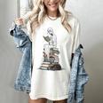 Gothic Librarian Halloween Books Tee For Teachers Women's Comfort Colors T-Shirt Ivory
