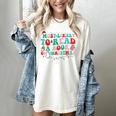 Groovy Christmas Most Likely To Read A Book On Christmas Women's Comfort Colors T-Shirt Ivory Groovy Christmas Most Likely To Read A Book On Christmas Women's Comfort Colors T-Shirt Ivory