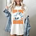 Halloween Book Lover Ghost Boo Pun Read More Boooks Women's Comfort Colors T-Shirt Ivory
