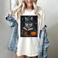 Halloween Girls Boys Cute Wolf Book Pumpkin Kids Halloween Women's Comfort Colors T-Shirt Ivory Halloween Girls Boys Cute Wolf Book Pumpkin Kids Halloween Women's Comfort Colors T-Shirt Ivory