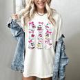 Halloween Pink Ghost Read More Books Spooky Boo Teacher Kids Women's Comfort Colors T-Shirt Ivory Halloween Pink Ghost Read More Books Spooky Boo Teacher Kids Women's Comfort Colors T-Shirt Ivory