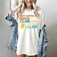 What Happens In Book Club Stays In Book Club Retro Women's Comfort Colors T-Shirt Ivory