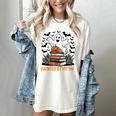 Haunted By My TBR Boo Halloween Book Lover Librarian Women's Comfort Colors T-Shirt Ivory