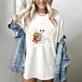 Haunted By My TBR Cute Ghost Book Reading Teacher Halloween Women's Comfort Colors T-Shirt Ivory Haunted By My TBR Cute Ghost Book Reading Teacher Halloween Women's Comfort Colors T-Shirt Ivory