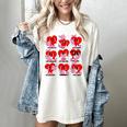 Heart Reading Books Valentine Teacher Boys Girls Book Lover Women's Comfort Colors T-Shirt Ivory