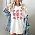 Hearts Reading Book Lovers All Booked For Valentine Women's Comfort Colors T-Shirt Ivory