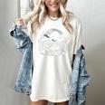 Hedgehog Reading Book Full Moon Lake Scenery Women's Comfort Colors T-Shirt Ivory