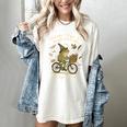 On My Way To Hoard Books And Cause Chaos Tom Foolery Frog Women's Comfort Colors T-Shirt Ivory