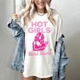 Hot Girls Read Books Cute Book Reader Women Women's Comfort Colors T-Shirt Ivory