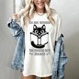 I’m Not Reading I’m Judging You Silently Fun Cat Book Lover Women's Comfort Colors T-Shirt Ivory